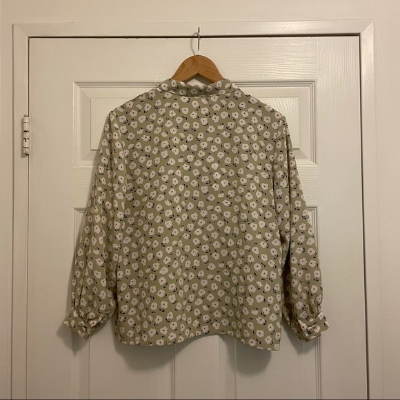 Vintage floral blouse - Picture 4 of 5